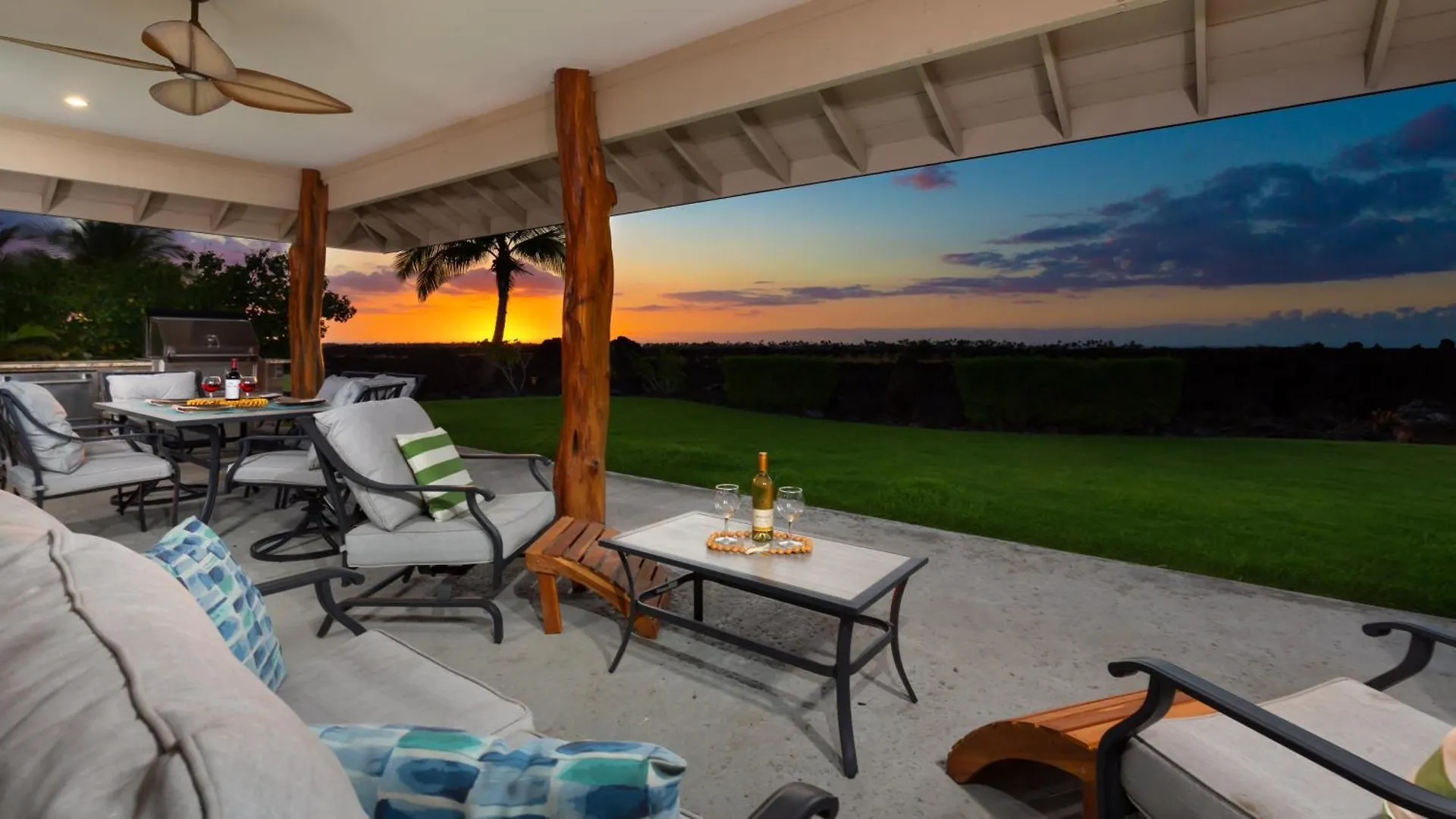 Sunset Breeze Breezy 3Br Ainamalu Home For Large Families Waikoloa 0*,