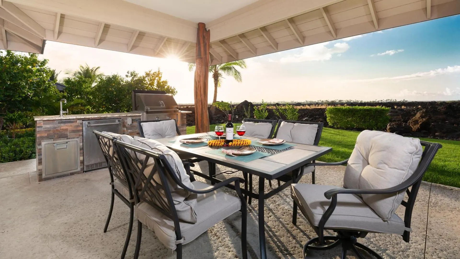 Sunset Breeze Breezy 3Br Ainamalu Home For Large Families Waikoloa Holiday home